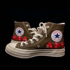 Comme des garcons PLAY high top CONVERSE UNISEX